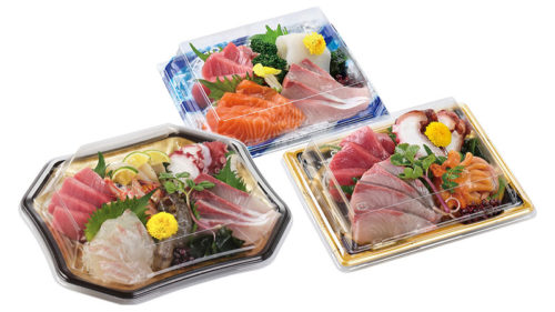 食品包装資材　鮮魚トレイのことなら包装資材のシンセー